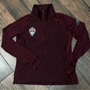 Adidas Colorado Rapids Half Zip Climalite Jacket Sz XL